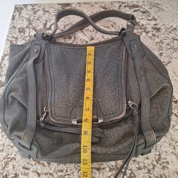 KOOBA Jonnie Large Shoulder Bag -‎ Grey/Tan - Picture 13 of 14